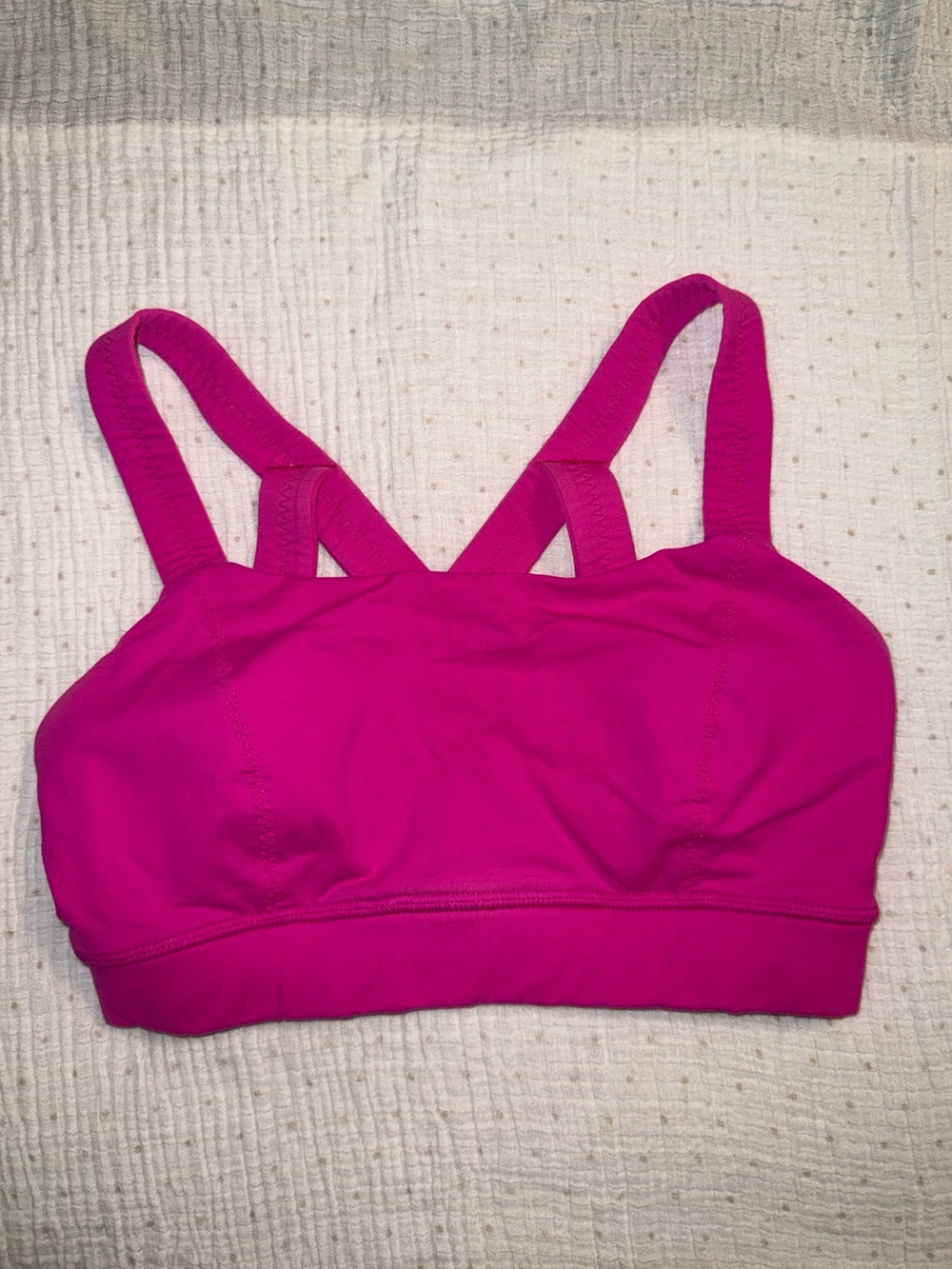 Hot Pink Sports Bra